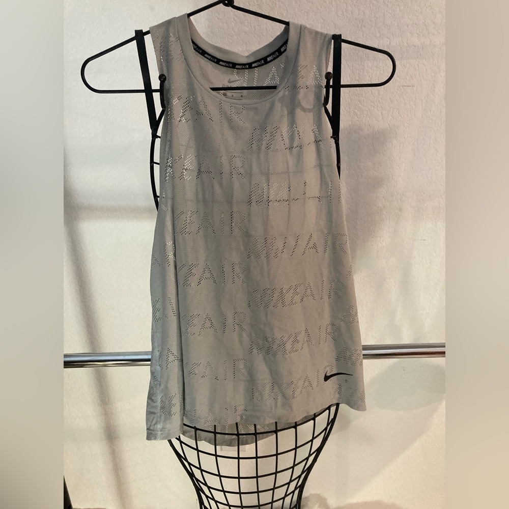 Nike Air Light grey muscle tank